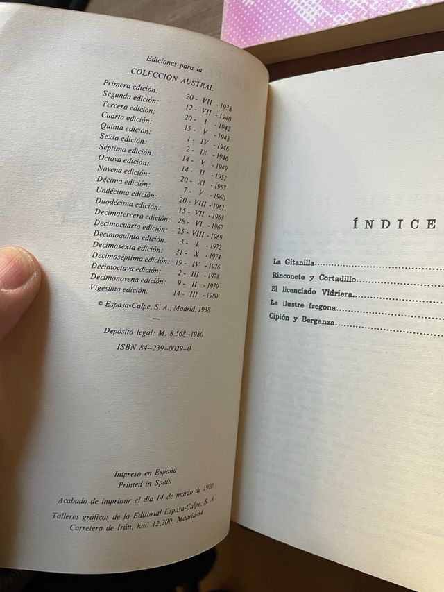 cervantes Novelas Ejemplares becquer rimas leyenda