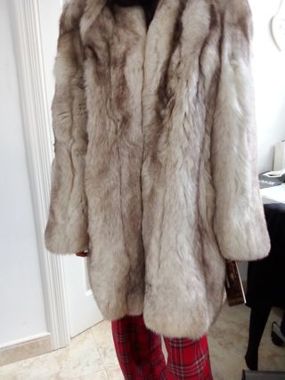 Abrigo piel de zorro