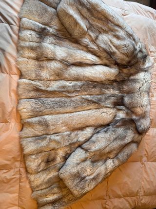 Abrigo piel de zorro