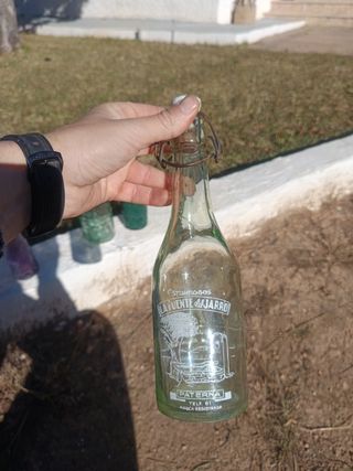 Botellas vidrio antiguas