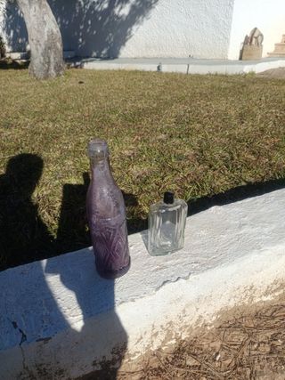 Botellas vidrio antiguas