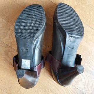 Oferton! Zapatos de piel 39 de salón con plataform