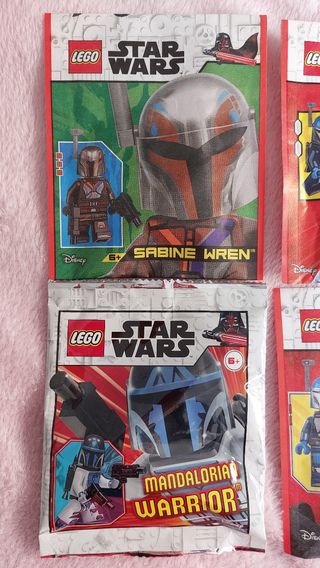 Lote 4 lego star wars mandalorian