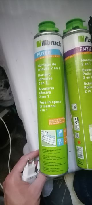 Espuma mortero