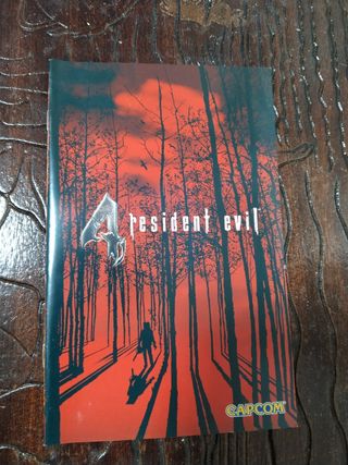 Libro instrucciones Resident Evil 4