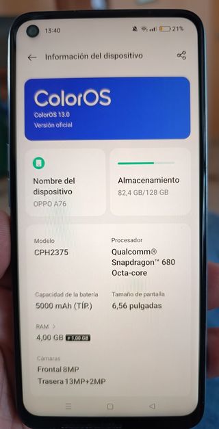 OPPO A76