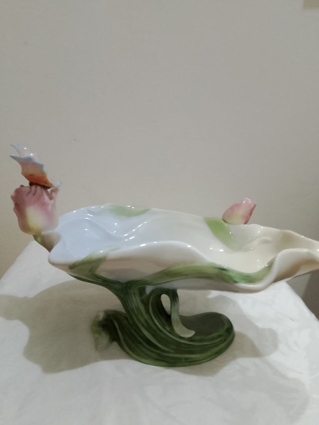 Porta bon bon di porcellana francese n