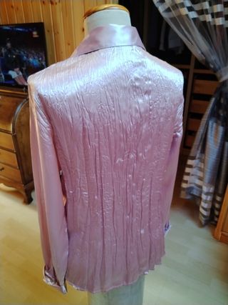 Camisa de raso 