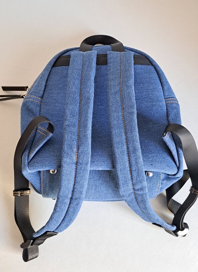 zaino denim jeans nuovo