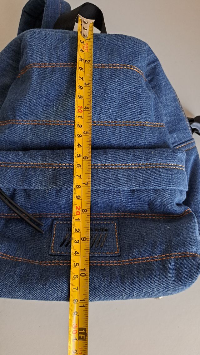zaino denim jeans nuovo
