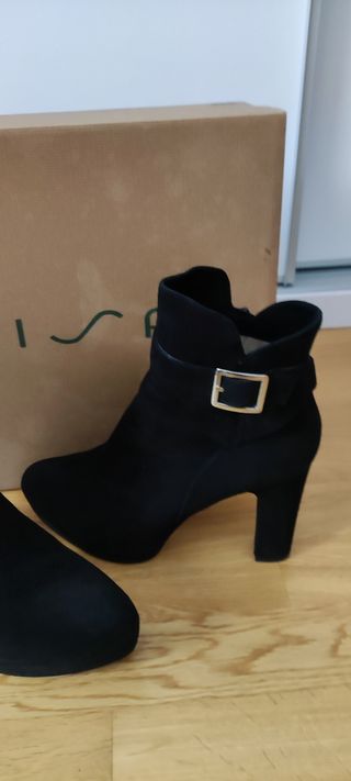 Botines UNISA ante negro