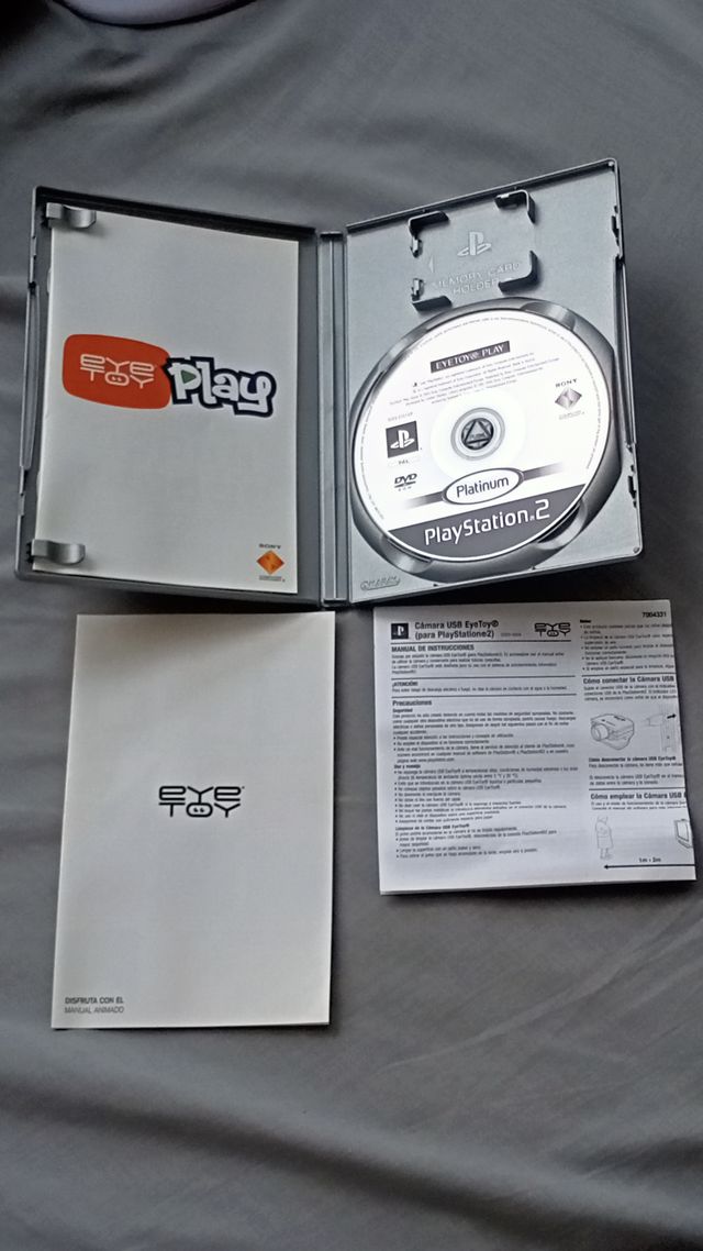 Juego PS2 Eye Toy Play + cámara Eye Toy