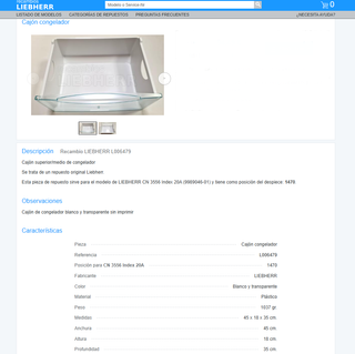 Frigorifico Liebherr CN3556 (Despiece)