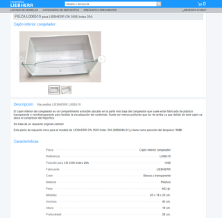 Frigorifico Liebherr CN3556 (Despiece)