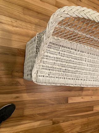 Cesto de mimbre/Juguetero