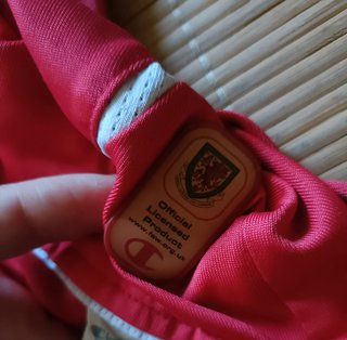Camiseta futbol Gales retro