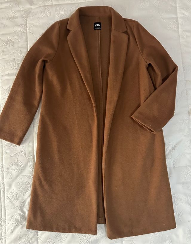 Abrigo de paño Zara