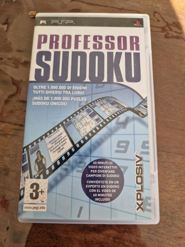 Psp juego professor SUDOKU