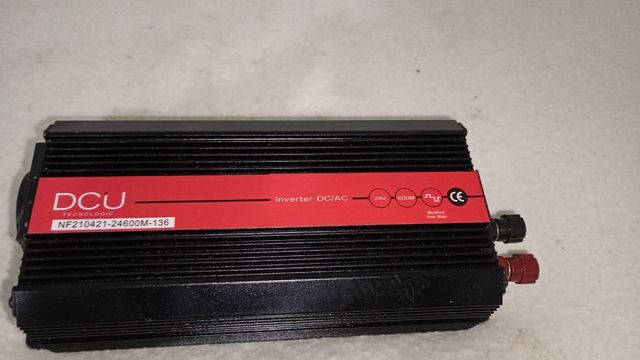 Convertidor de 24v a 230v de 600watts