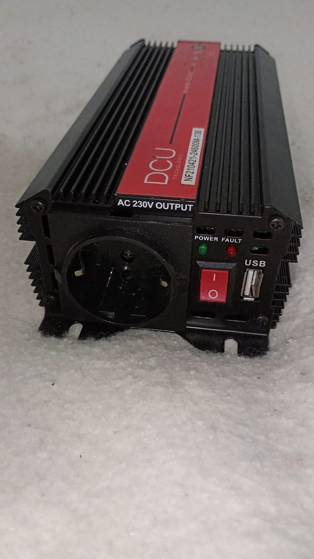 Convertidor de 24v a 230v de 600watts