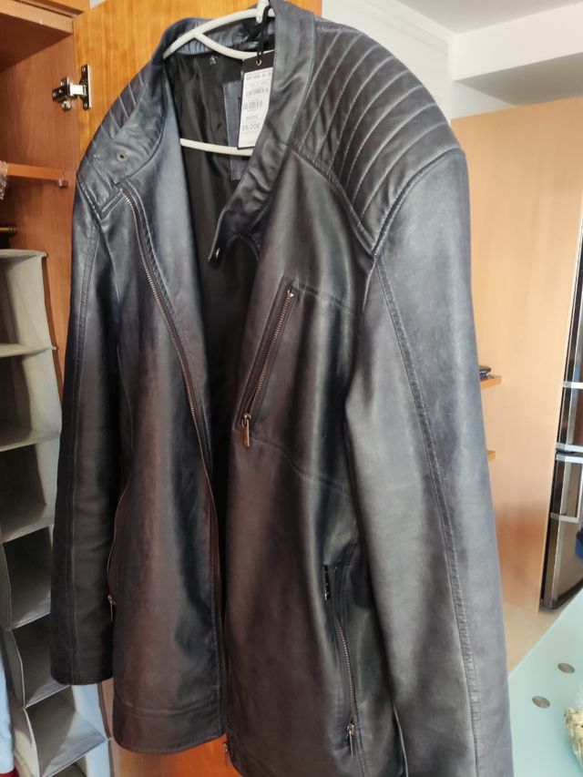 Cazadora Cuero Talla 58