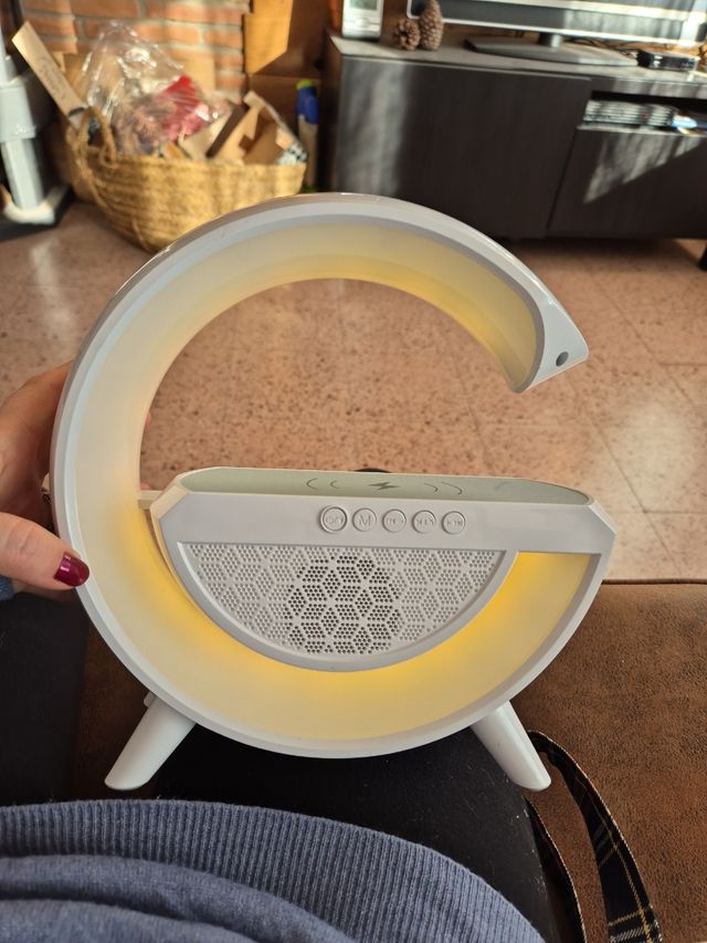 Altavoz con carga inalámbrica