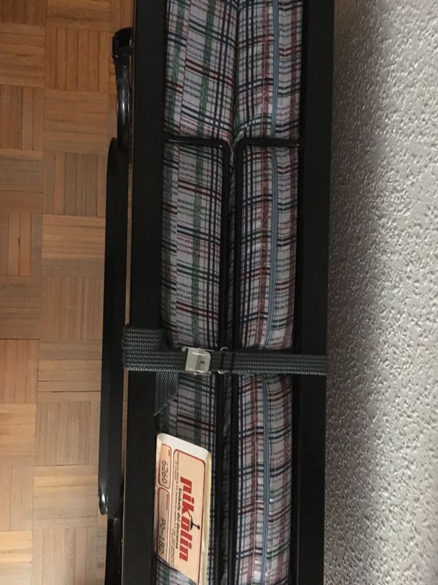 Cama plegable 90x182