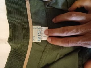 Pantalón Pana Verde niño/a bolsillos y cremalleras