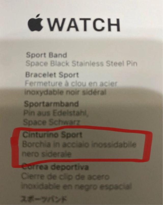 Cinturino Apple Watch 40 mm