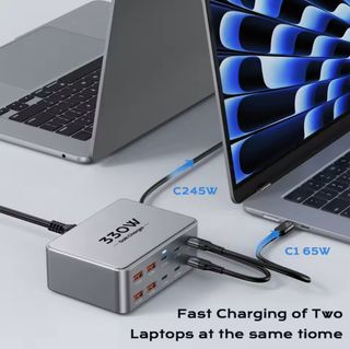 Cargador USB C GaN de 330W