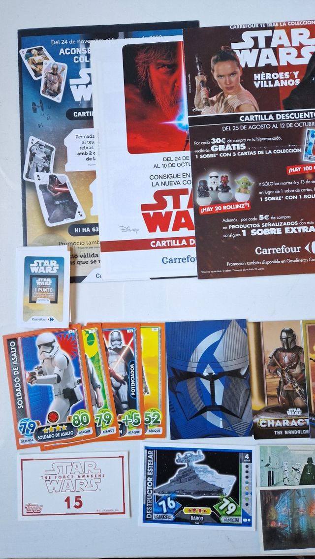 Star wars: lote variado colecciones Españolas