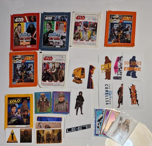 Star wars: lote variado colecciones Españolas