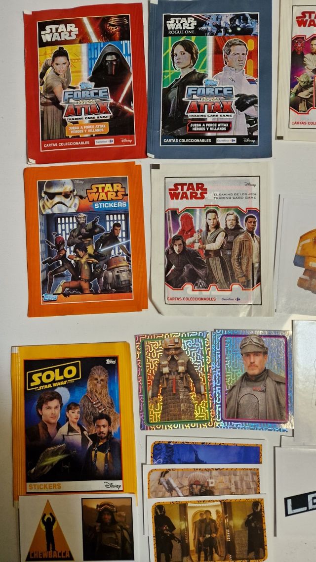 Star wars: lote variado colecciones Españolas