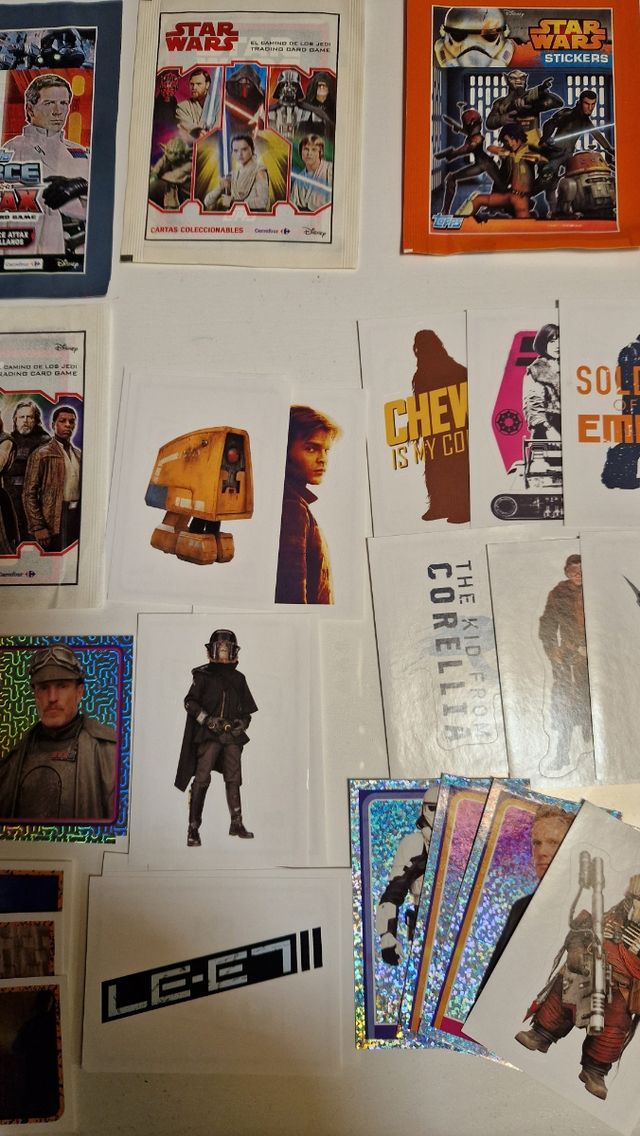 Star wars: lote variado colecciones Españolas