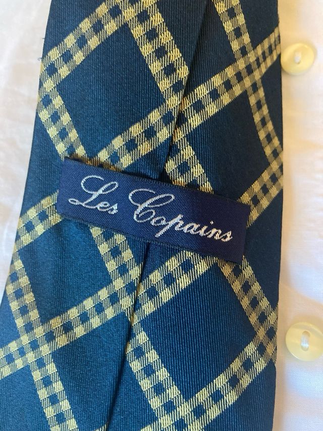 Cravatta vintage pura seta