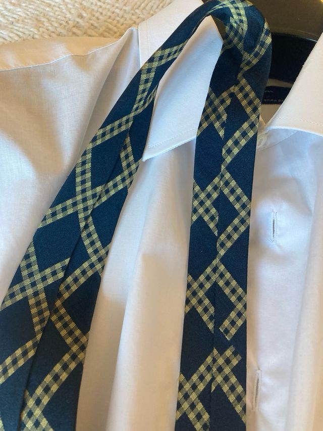 Cravatta vintage pura seta