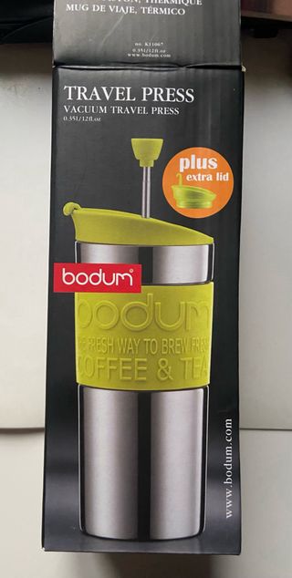 Termo con embolo. Marca Bodum