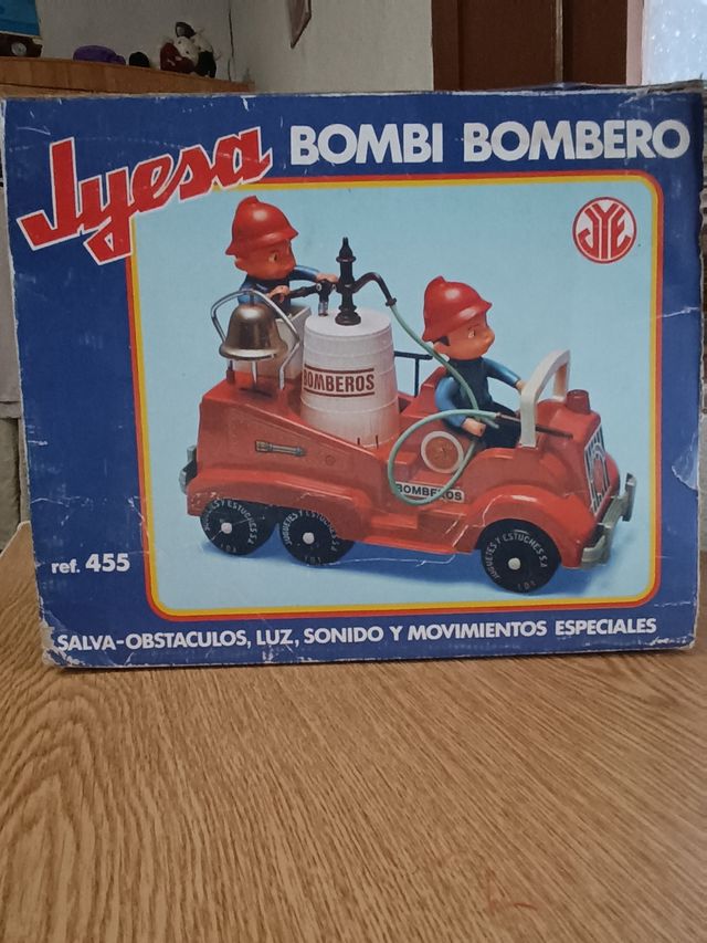 Juguete Bombi bombero de Jyesa 1980s
