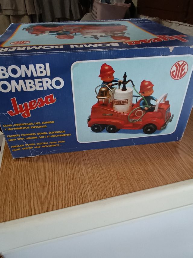 Juguete Bombi bombero de Jyesa 1980s