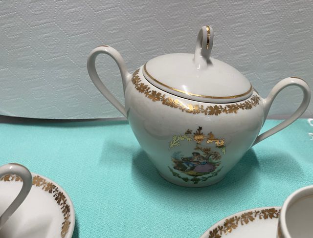 Juego de café de porcelana