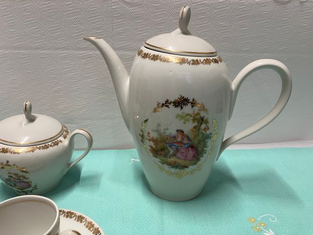 Juego de café de porcelana