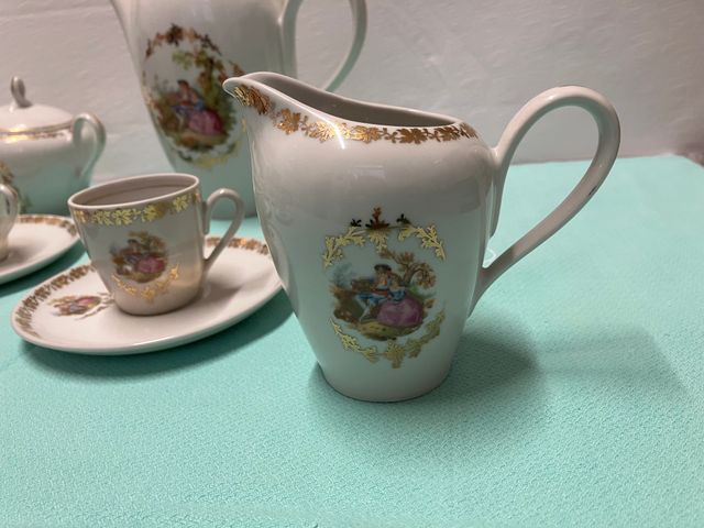 Juego de café de porcelana