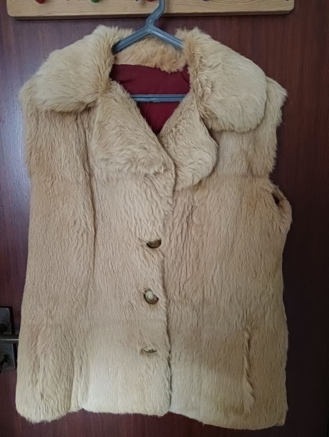 Colete pêlo de coelho