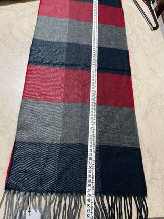 Sciarpa a quadri di pura lana vergine  Lambswool 
