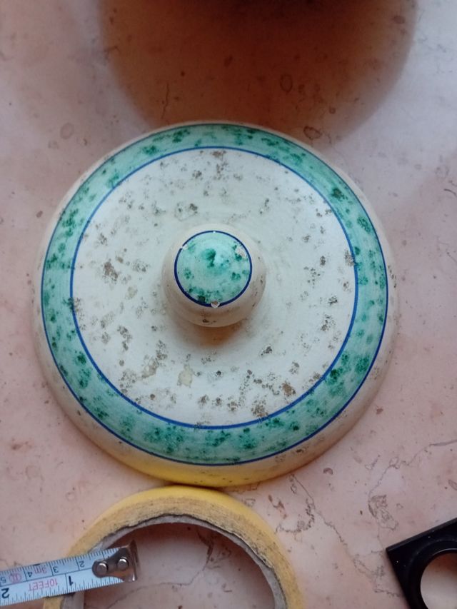 Biscottiera dipinta a mano