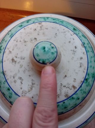 Biscottiera dipinta a mano