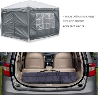 Carpa de Jardín de 3 x 3 m Plegable, Cenador