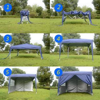 Carpa de Jardín de 3 x 3 m Plegable, Cenador