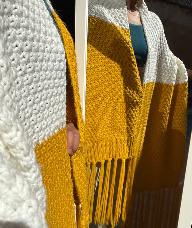 Bufanda Pepe Jeans - Amarillo y Blanco