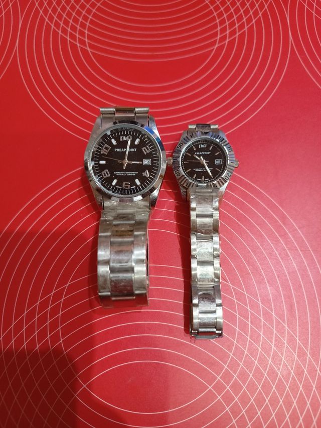 Pareja de relojes 